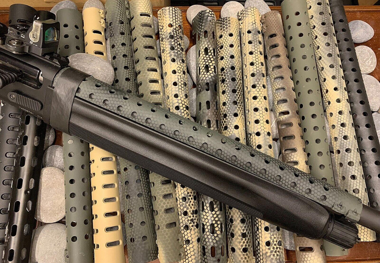 Beretta 1301 ODG GREEN GRID CUSTOM Spray Heat Shield +Ranger Bands