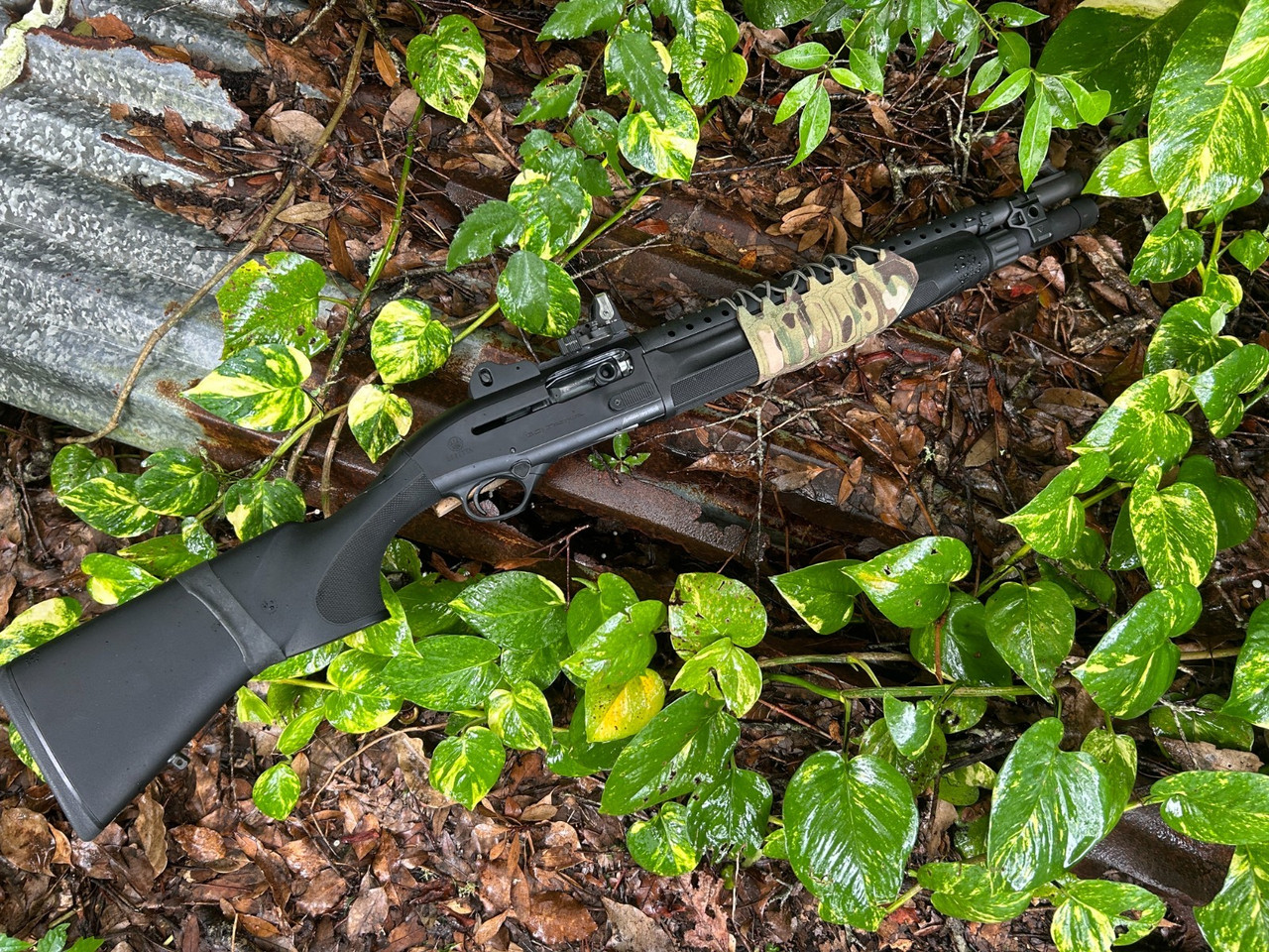 M3000 Custom STOEGER M3000 CUSTOM Heat Shield + Barrel BIKINI TAN MULTICAM Mod 2 ...
