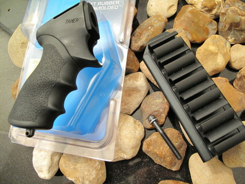 Hogue Fits Remington 870 Grip + Sidesaddle Shell Holder 12 Gauge COMBO!