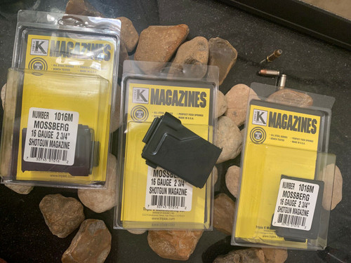 3-Pack Mossberg Shotgun 190 Series 2 RD Magazine 16GA 2.75" Inch Triple K 1016M