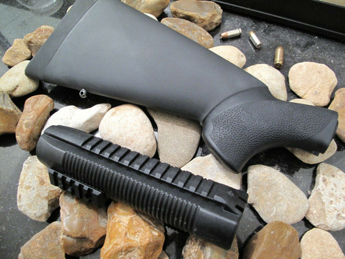 Fits Mossberg 835 Hogue Shotgun Stock + Milled Tactical Picatinny Forend Fits Mossberg 835 Hogue Shotgun Stock + Milled Tactical Picatinny Forend