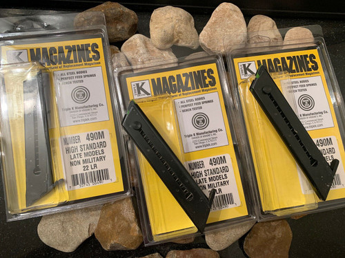 3-Pack Fits High Standard Late NON MILITARY MAGAZINE Mag USA MADE 22LR 10 Rd 22 3-Pack Fits High Standard Late NON MILITARY MAGAZINE Mag USA MADE 22LR 10 Rd 22