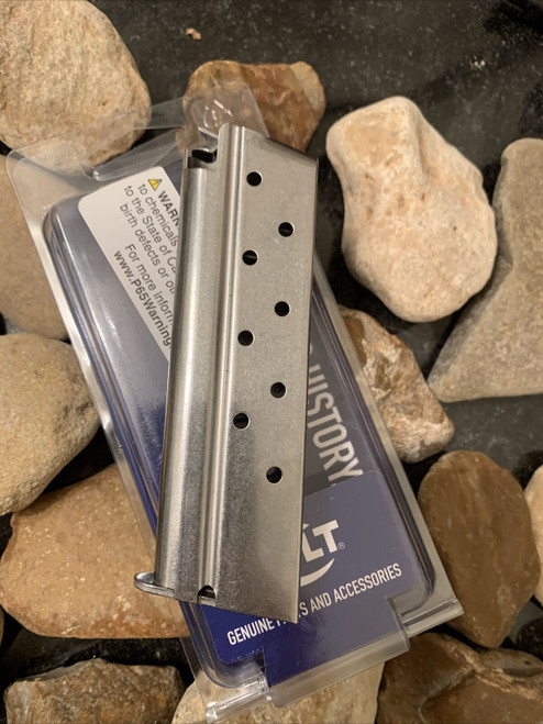 1 COLT 1911 DOUBLE EAGLE 38 Super Magazines Mag 9rd PONY STAMPED Dull NICKEL .38