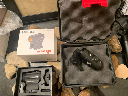 Holosun HS403C Solar Power Micro Red Dot Sight + Trijicon QD