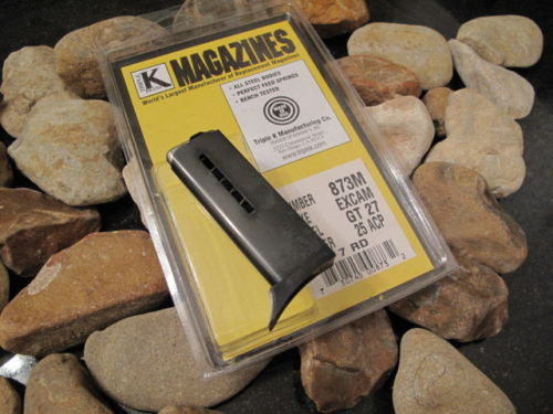 FIE E27 Fits Excam GT27 Triple K 25 Auto Magazine 6 RD Blue Steel 873M Titan .25