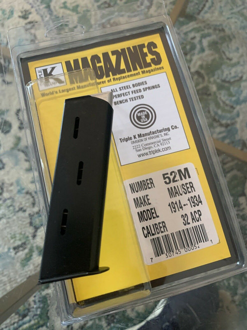 3-pack Magazine Mag Fits Mauser 1914 1934 1916 .32 ACP 8 Rd MAG
