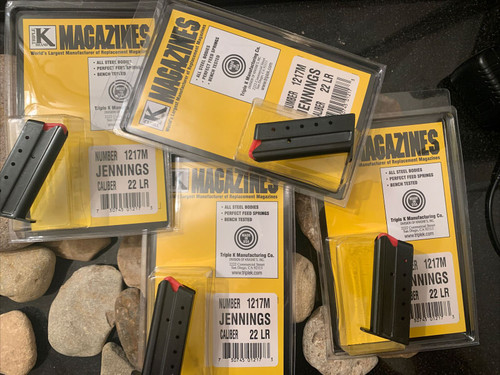2-Pack JENNINGS J22 22LR MAGS .22lr Magazine USA Made. lifetime