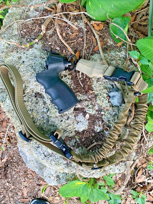 Pardus Pump Shotgun Tactical Single Point Sling Grip Kit  PUMP BUNGEE