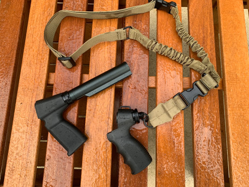Shotgun PISTOL GRIP Stock Kit BUFFER SLING 12 Gauge Pump Mossberg Remington