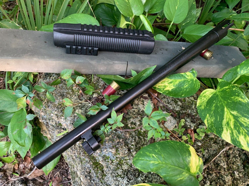 HOME DEFENSE Barrel MOSSBERG 500 18.5"  SHORTY 18 + Tactical PICATINNY FOREND