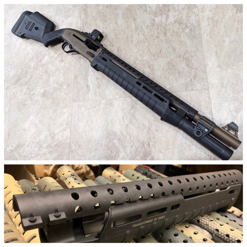 Beretta 1301 CUSTOM Heat Shield Shotgun 12GA RAW CUT Barrel Fits Langdon & GG&G Beretta 1301 CUSTOM Heat Shield Shotgun 12GA RAW CUT Barrel Fits Langdon & GG&G
