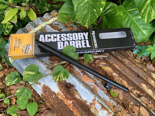 Barrel Mossberg MATTE PARKERIZED  500 FLEX 18.5" OEM FACTORY TACTICAL SHORTY 18 