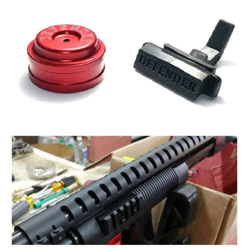 Defender MINI SHELL Adaptor +  Heat Shield MOSSBERG 590A1 HEAVY BARREL Shotgun