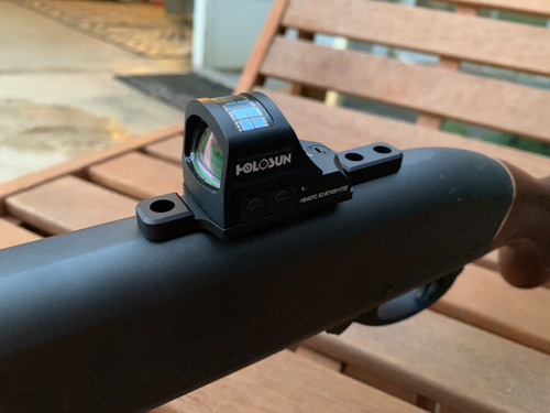 Mossberg 835 12 Ga Mount + Integrated HOLOSUN 407C Solar Red Dot