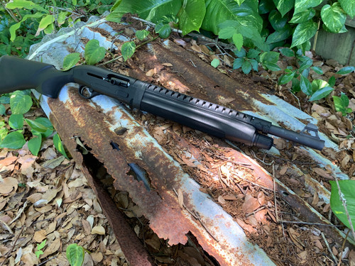 Mac 1014 CUSTOM Vapor Eye Heat Shield + BLACK MULTICAM CAMO Wrap Shotgun Mod 1 & 2