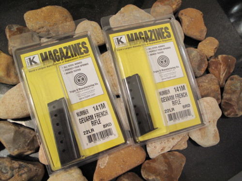 2-Pack Fits Gevarm French 22 MAGAZINE Mag Mags 8 ROUND NEW .22 lr .22lr