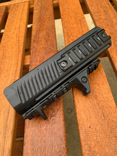 フォクスハンティングのプリント Aluminum PARDUS PUMP Forend + HAND STRAP COVER Picatinny Rails