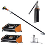 Drywall Master  10" & 12" High Capacity Flat Finishing Box Set W/  42" Handle