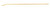 72" Curved Handle Tube, Gold - 818172G