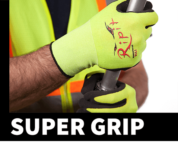 Rip-It Drywall Gloves (LG) - Hi Vis Yellow Rip-It Drywall Gloves (LG) - Hi Vis Yellow