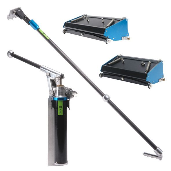 Optimo Drywall Tools Flat Box Set I 10"/12" + Handle + Pump + Filler | All-in-One Drywall Taping Kit