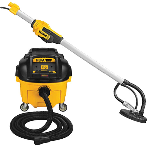 DeWalt Corded Electric Drywall Sander With 8 Gal Vac