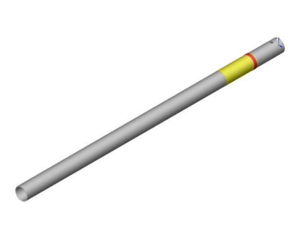 5.1 - 1 1/8" O.D. Upper Strut Tube for 14-22 & 18-30 5.1 - 1 1/8" O.D. Upper Strut Tube for 14-22 & 18-30