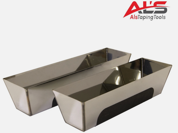 Advance Heli-arc Round Bottom Mud Pan with Grip set 12"and 14"