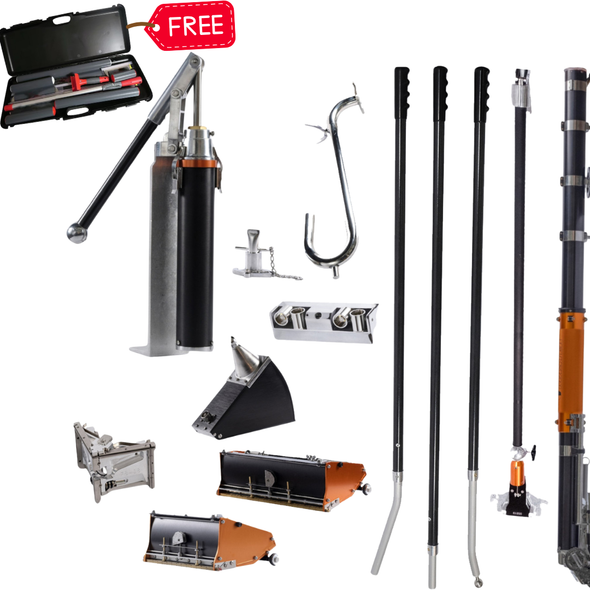 Drywall Master 10" and 12" Pro Drywall Finishing Set W/ Automatic Taper and FREE BERO Kit