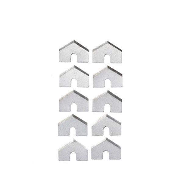 Automatic Drywall Taper Stainless Steel Cutter Pyramid Blade - 10 Pack