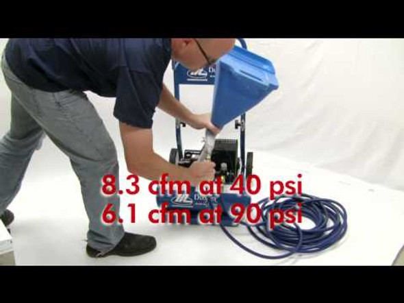Marshalltown DuoFlex Compressor with SprayMate Hopper Gun Kit