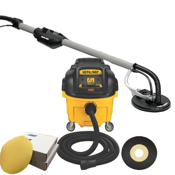 Porter Cable 7800 Professional Drywall Sanding System w/DeWalt Vacuum & Discs Porter Cable 7800 Professional Drywall Sanding System w/DeWalt Vacuum & Discs