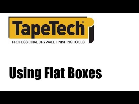 TapeTech 34" Drywall Flat Finishing Box Handle - 8034TT