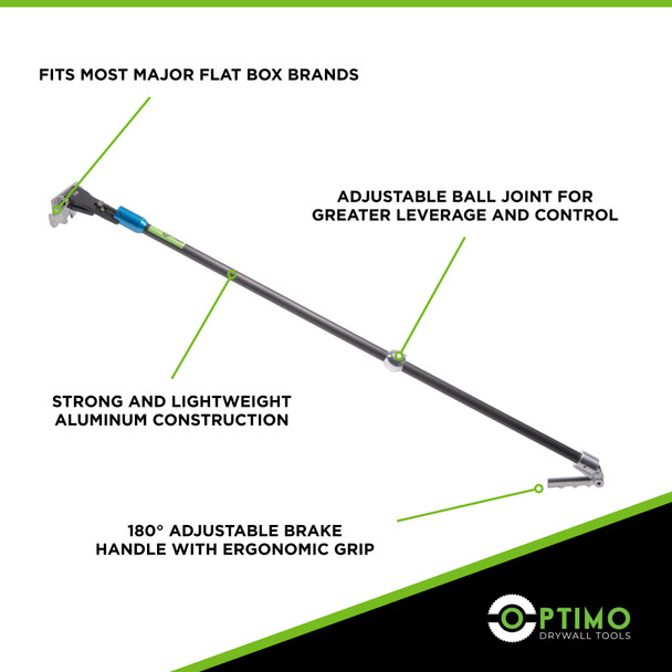 Optimo Drywall Tools  42" Flat Box Handle