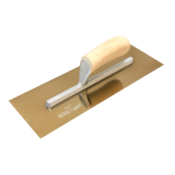 BEROXpert PREMIUM Finishing Trowel 16" x 4.75" Camelback Wood Handle