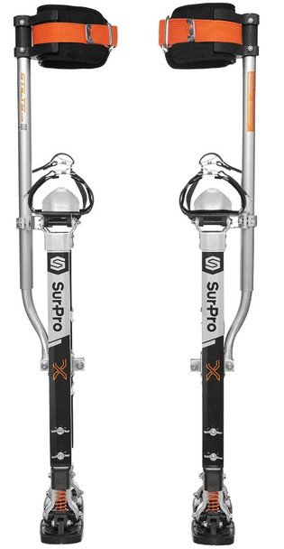 SurPro S1X Single Sided Magnesium 20"-30" Drywall Stilts