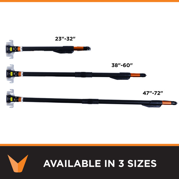 Drywall Master Warrior Carbon Fiber Extendable Flat Box Handle I 23"-32" - dm-cex-dms