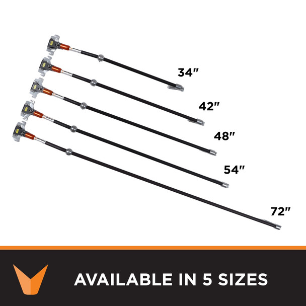 34" Sure-Stop Bent 180 Flat Finishing Handle