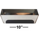 Advance 10" Heli-Arc Round Bottom Mud Pan with Grip
