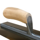 BEROXpert  PREMIUM Finishing Trowel | Golden Stainless Steel | California Camelback Wood Handle