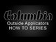 Columbia Outside 90 Corner Applicator Head CEXT90