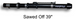 Columbia One Predator Taper 39" "Sawed Off"