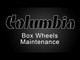 Columbia Box Wheel Maintenance Kit