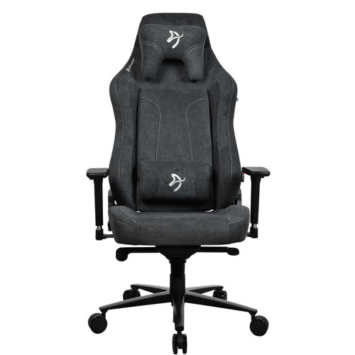Arozzi - Vernazza Series XL Soft Fabric Gaming Chair - Dark Gray