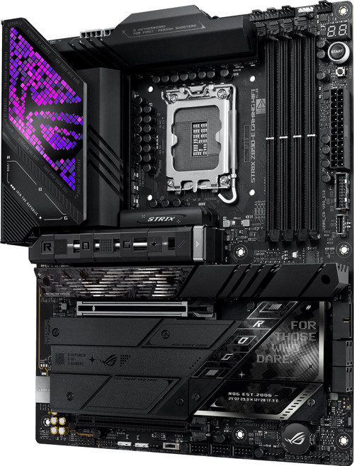 ASUS - ROG STRIX Z890-E GAMING WIFI (Socket LGA 1851) Intel Z890 ATX DDR5 Wi-Fi 7 Motherboard - Black