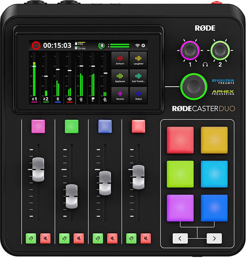 RØDE - RØDECaster Duo Integrated Audio Production Studio - Black