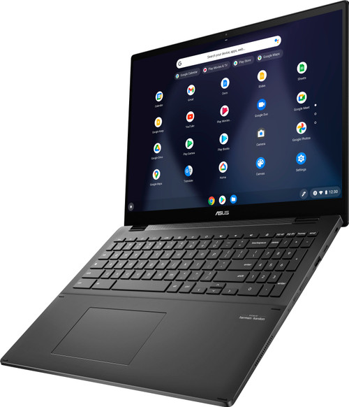 ASUS - CX5601 16" FHD+ 2-in-1 Touch Screen Chromebook Plus Laptop with Google AI - Intel Core i3 - 8GB Memory - 128GB SSD - Gray