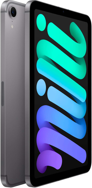 Apple - iPad mini (A17 Pro chip) - Built for Apple Intelligence - Wi-Fi + Cellular 128GB - Space Gray (Unlocked)