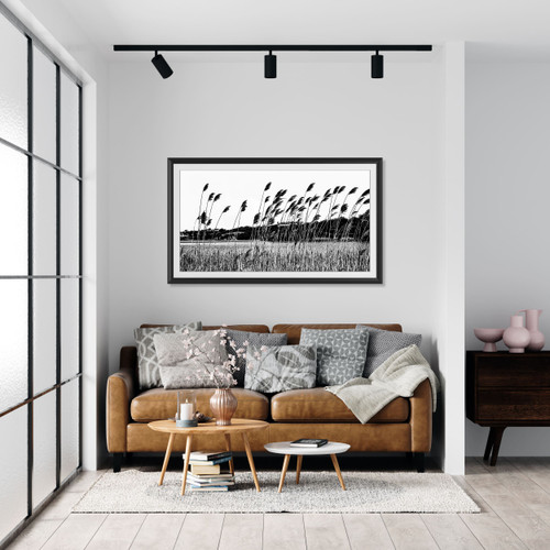 Deco TV Frames - Alloy Prismatic Bezel for Samsung The Frame TV - 85" - Anodized Black