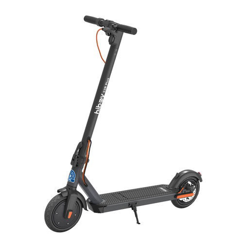 HiBoy - S2R Plus Foldable Electric Scooter w/ 22 mi Max Operating Range & 19 mph Max Speed - Black